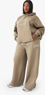 Plus Dsgn Studio Appliqué Jogger, Khaki - 44