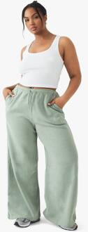 Plus Dsgn Studio Geborduurde Jogger Met Rechte Pijpen, Sage - 56