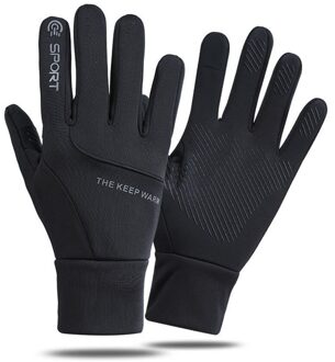 Plus Fluwelen Winter Winddicht Ski Handschoenen Volledige Vinger Sport Handschoenen Anti-Slip Waterdichte Warme Outdoor Fietsen Handschoenen 5