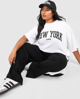 Plus New York Oversized T-Shirt, White - 20