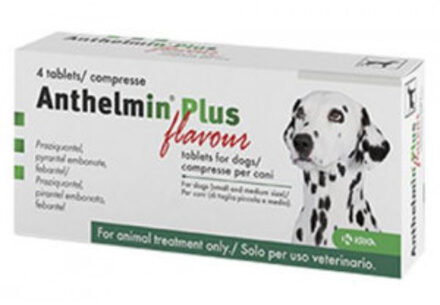 Plus ontworming voor honden 12 tabletten