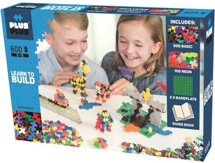 Plus-Plus Mini Basic Plus-plus Starterset - 600 Stuks - Bouwstenen Plus Plus