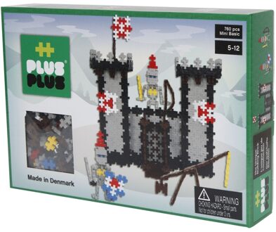 Plus-Plus Mini Neon Ridders & Kastelen, 760-delig