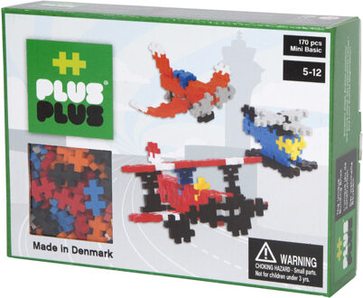 Plus-Plus Plus Plus Basic Vliegtuig Bouwset Multikleur