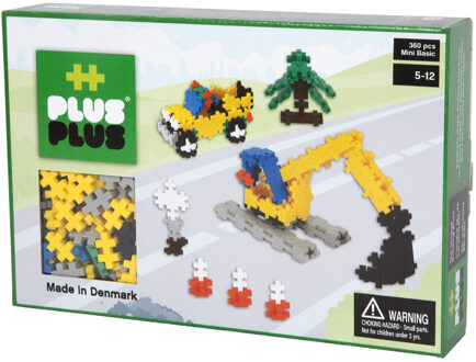 Plus-Plus Plus Plus Basic Wegwerkers bouwset 360 stukjes