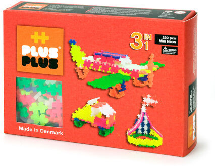 Plus-Plus Plus Plus Neon 3-in-1 Bouwset Multikleur
