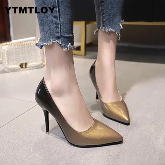 Plus Size 33-48 Womens Pumps High Heels Shoes Woman Stiletto Pointed Toe Female Sexy Party Office Lady Wedding Size 13 Womens