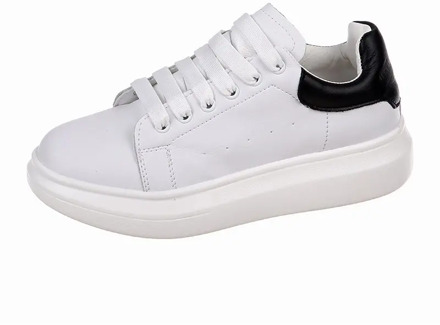 Plus Size 44 Designer Alexander Shoes High Platform Lace Up Casual Sneakers Luxury Designer White Shoes for Men and Women LU63