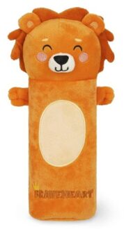 plush etui - leeuw