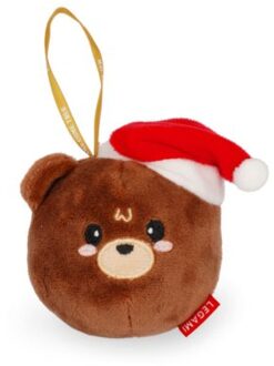 plush kerstornament - teddybeer