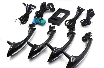 PLUSOBD Comfort Access Kit Remote Keyless Entry System Central Locking Door Lock PKE For BMW F18 F07 F10 F01 F02 With 4 Handles