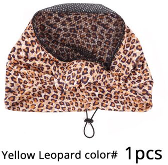 Plussign 1 Stks/partij Roze Gloden Leopard Grip Cap Voor Maken Hoofdband Pruiken Geknoopt Haarbanden Pruik Cap Ventileren Hoofdband Pruik Cap geel luipaard 1stk