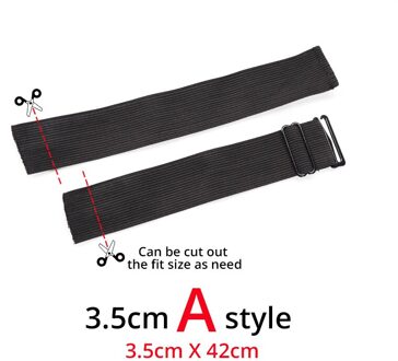 Plussing Haar Pruik Accessoires 1.5Cm 2.5Cm 3.5Cm 4Cm Zwarte Elastische Band Voor Pruik/Lace frontale/Vetersluiting Maken 1Pcs 3.5cm Adjustable A