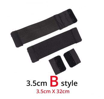 Plussing Haar Pruik Accessoires 1.5Cm 2.5Cm 3.5Cm 4Cm Zwarte Elastische Band Voor Pruik/Lace frontale/Vetersluiting Maken 1Pcs 3.5cm Adjustable B