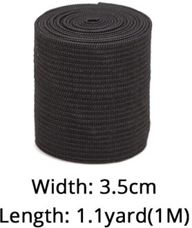 Plussing Haar Pruik Accessoires 1.5Cm 2.5Cm 3.5Cm 4Cm Zwarte Elastische Band Voor Pruik/Lace frontale/Vetersluiting Maken 1Pcs 3.5cm width