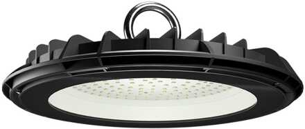 Pluto LED high bay - 100 Watt 10.000 Lumen (100lm/W) - 6000K daglicht wit - IP65 waterdicht - 25.000 branduren - IK06 - Flikkervrij Zwart
