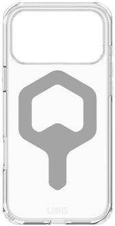 Plyo Backcover MagSafe voor de Apple iPhone 17 Pro - Ice / Silver Transparant