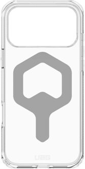 Plyo Backcover MagSafe voor de Apple iPhone 17 Pro Max - Ice / Silver Transparant