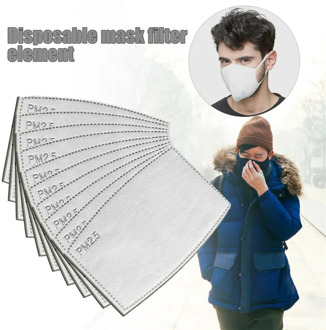 PM2.5 Activated Carbon Filter For Face Cover Breathing Insert Protective Fashion Mask Designer Fashion Mask Pattern