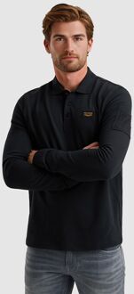 PME Legend American Classic Longsleeve Poloshirt Navy Donkerblauw - L,M,S,XL