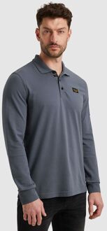 PME Legend American Classic Longsleeve Poloshirt Vintage Indigo Blauw - 3XL,L,M,XL,XXL