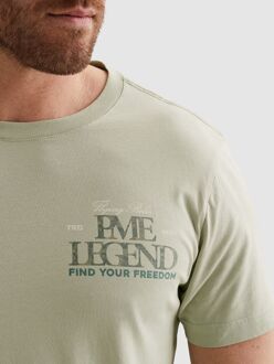 PME Legend Artwork T-Shirt Cameo Green Groen - 3XL,L,M,XL,XXL