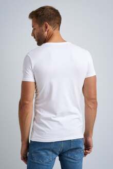 PME Legend Basic T-shirt 2-Pack O-Hals Wit - S,M,L,XL,XXL,3XL