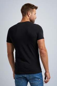 PME Legend Basic T-shirt 2-Pack O-Hals Zwart - 3XL,L,M,S,XL,XXL
