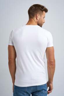 PME Legend Basic T-shirt 2-Pack V-Hals Wit - S,M,L,XL,XXL,3XL