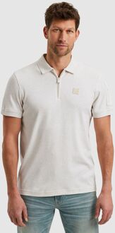 PME Legend Half-Zip Poloshirt Interlock Ecru Beige - 3XL,XL,XXL
