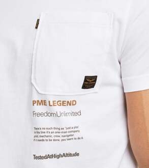 PME Legend Jersey T-Shirt Borstzak Wit - 3XL,L,XL,XXL