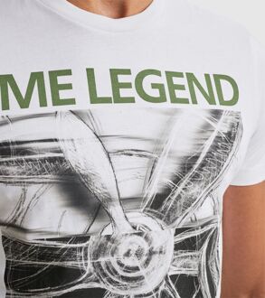 PME Legend Jersey T-Shirt Print Wit - M