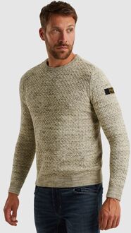 PME Legend Mouliné Structure Trui Greige Beige - 3XL,XL,XXL