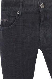 PME Legend Nightflight Broek Ruit Navy Donkerblauw - W 31 - L 34