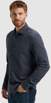 PME Legend Overhemd Melange Blauw
