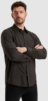 PME Legend Overhemd Structure Antraciet Grijs - 3XL,M