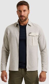 PME Legend Overshirt Jersey Waffle Grijs - L,XL
