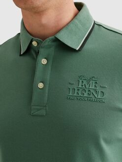 PME Legend Piqué Poloshirt Deep Sea Groen - 3XL,L,M,XL,XXL
