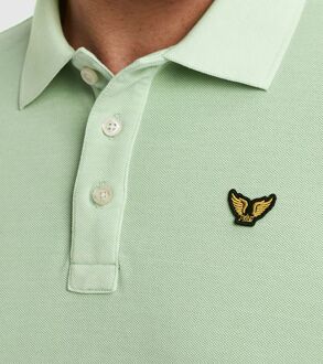 PME Legend Polo Piqué Garment Dye Lichtgroen - M,XXL