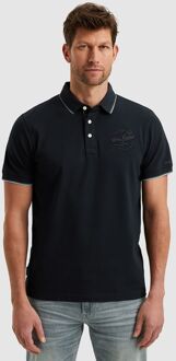 PME Legend Poloshirt Piqué Logo Navy Donkerblauw - L,M,XL,XXL