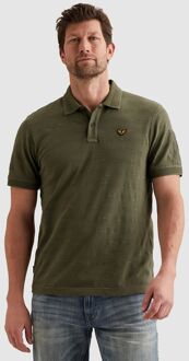 PME Legend Popcorn Polo Thyme Donkergroen - 3XL,L,M,XL,XXL
