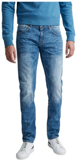 PME Legend slim fit jeans Nightflight medium used Blauw - 34-32