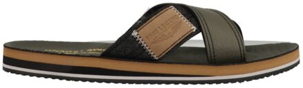 PME Legend Slippers Fluelglider PBO2504220-6022 Groen maat