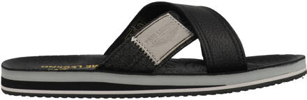 PME Legend Slippers Fluelglider PBO2504220-999 Zwart-45 maat 45