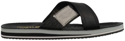 PME Legend Slippers Fluelglider PBO2504220-999 Zwart maat