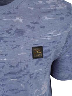 PME Legend Slub T-Shirt Bijou Blue Blauw - 3XL,L,M,XL,XXL