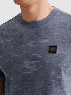 PME Legend Slub T-Shirt Bijou Blue Blauw - L,M,XL,XXL