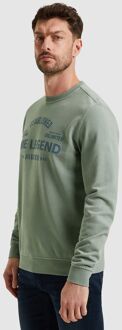 PME Legend Sweater Logo Silver Blue Groen - 3XL,L,M,XL,XXL