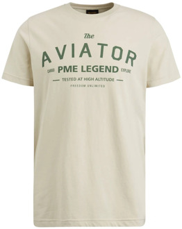 PME Legend T-shirt Aviator Beige heren - XL,L,M