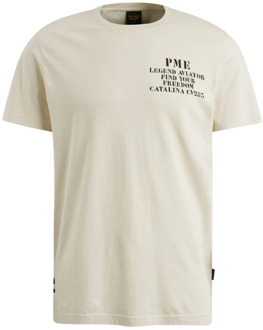 PME Legend T-Shirt Beige heren - L,3XL,XL,XXL,M